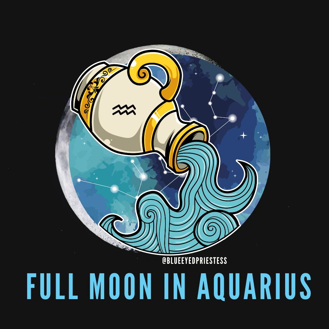 Full Moon in Aquarius August 2022